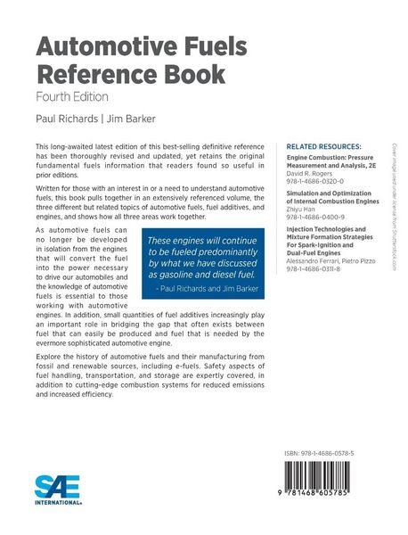 Produktbild: Automotive Fuels Reference Book, Fourth Edition