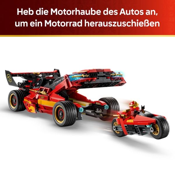 Produktbild: LEGO NINJAGO 71867 15-j&auml;hriges Jubil&auml;um: X-1 Ninja Supercar, DIY Set