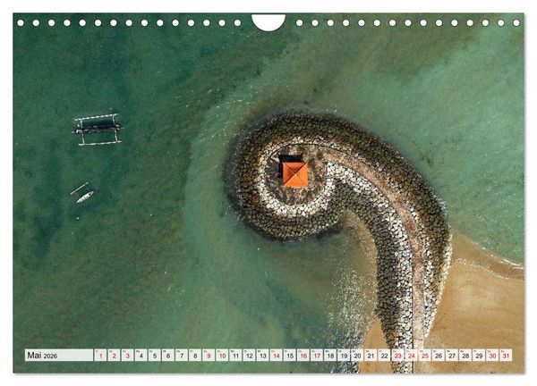Produktbild: Indonesien von oben - spektakul&auml;re Landschaften aus der Vogelperspektive (Wandkalender 2026 DIN A4 quer), CALVENDO Monatskalender