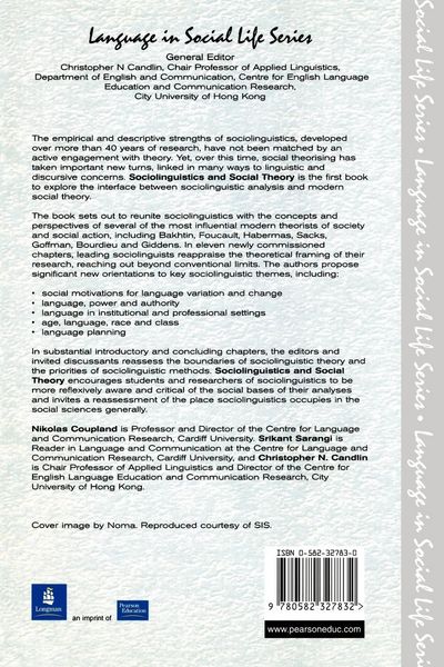 Produktbild: Sociolinguistics and Social Theory