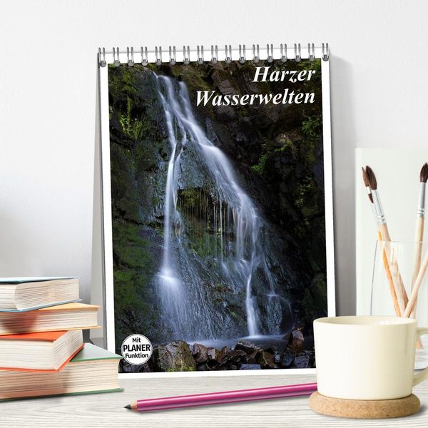 Produktbild: Harzer Wasserwelten (Tischkalender 2026 DIN A5 hoch), CALVENDO Monatskalender