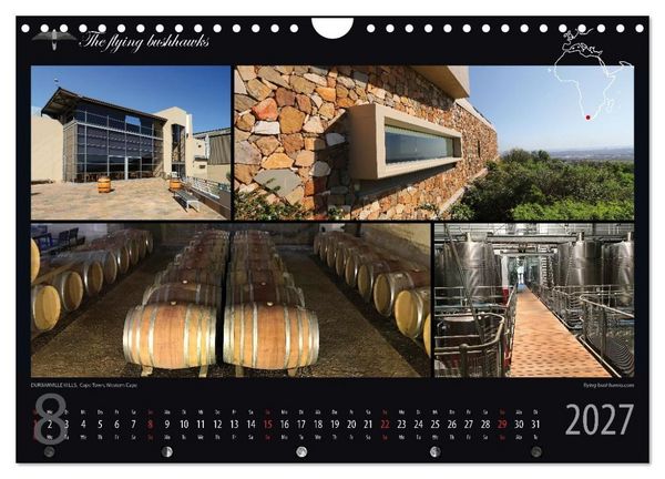 Produktbild: Wein & Architektur 2027 (Wandkalender 2027 DIN A4 quer), CALVENDO Monatskalender