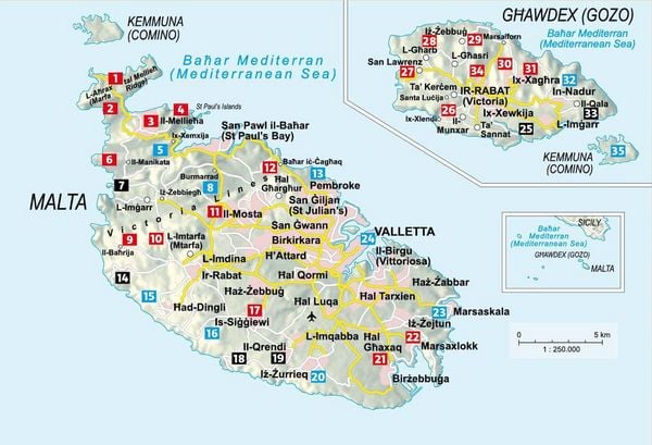 Produktbild: ROTHER Wanderf&uuml;hrer Malta - Gozo