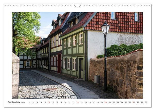 Produktbild: Wernigerode - Die Fachwerkstadt im Harz (Wandkalender 2026 DIN A3 quer), CALVENDO Monatskalender