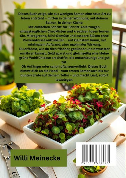 Produktbild: Balkon-Ernte-Boost: Microgreens anbauen - einfach, schnell, gesund