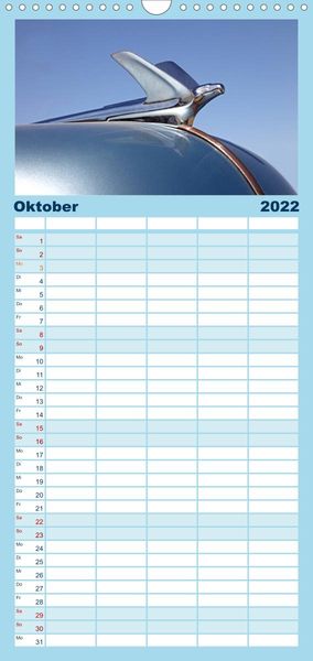 Produktbild: Familienplaner Classic Cars (Wandkalender 2022 , 21 cm x 45 cm, hoch)