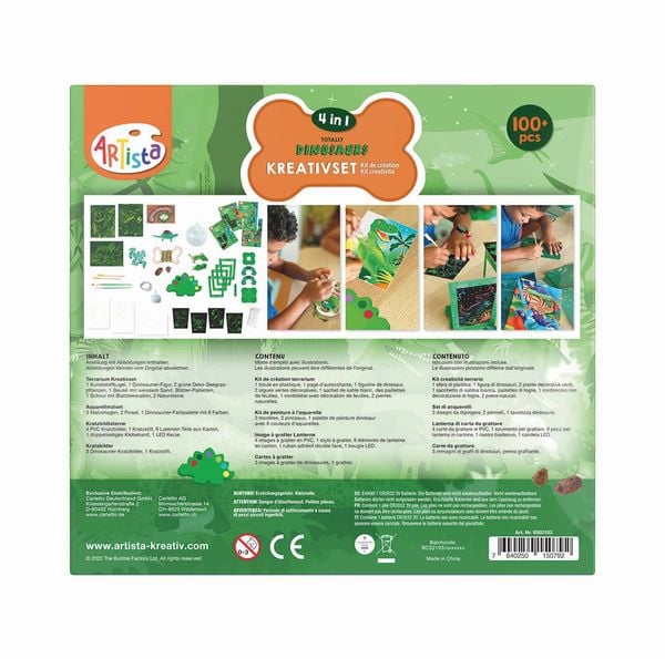 Produktbild: Artista Kreativset Dinosaurier 4in1