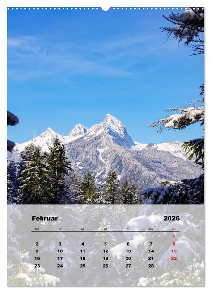 Produktbild: Bergwelten (hochwertiger Premium Wandkalender 2026 DIN A2 hoch), Kunstdruck in Hochglanz