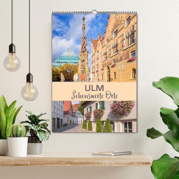 Produktbild: ULM Sehenswerte Orte (Wandkalender 2026 DIN A2 hoch), CALVENDO Monatskalender