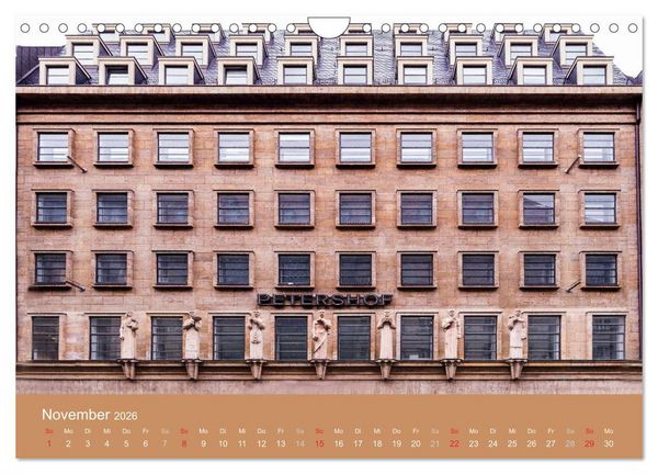 Produktbild: Leipzig - Vom Jugendstil zum Art Deco (Wandkalender 2026 DIN A4 quer), CALVENDO Monatskalender
