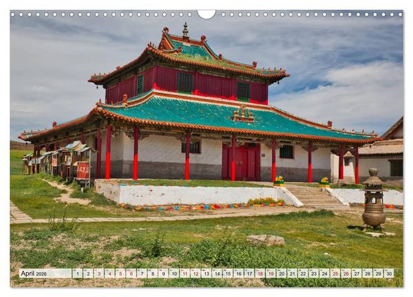 Produktbild: Mongolei Endlose Weite (Wandkalender 2026 DIN A3 quer), CALVENDO Monatskalender