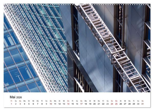 Produktbild: Frankfurt am Main - Fassaden (hochwertiger Premium Wandkalender 2026 DIN A2 quer), Kunstdruck in Hochglanz