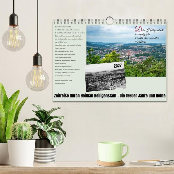 Produktbild: Zeitreise durch Heilbad Heiligenstadt - Die 1960er Jahre und Heute (Wandkalender 2027 DIN A4 quer), CALVENDO Monatskalender