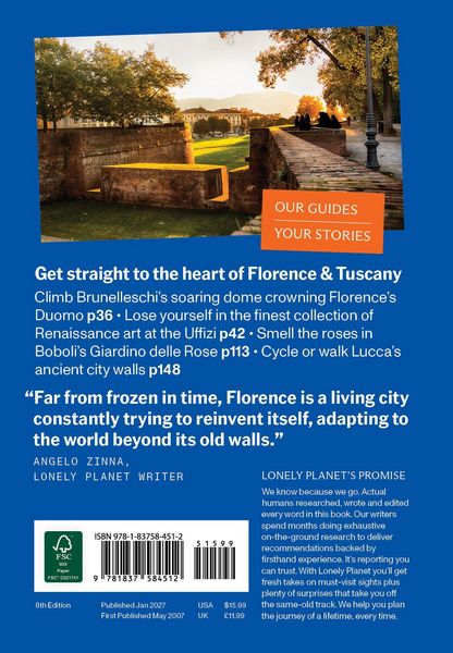 Produktbild: Lonely Planet Pocket Florence & Tuscany