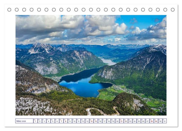 Produktbild: Traumziel Hallstatt in &Ouml;sterreich (Tischkalender 2026 DIN A5 quer), CALVENDO Monatskalender