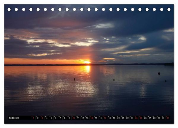 Produktbild: Am sch&ouml;nen Chiemsee (Tischkalender 2026 DIN A5 quer), CALVENDO Monatskalender