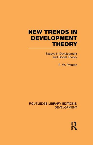 Produktbild: New Trends in Development Theory