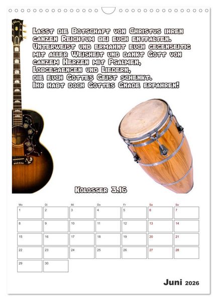 Produktbild: drei.sechzehn - Der Jesus Kalender (Wandkalender 2026 DIN A3 hoch), CALVENDO Monatskalender