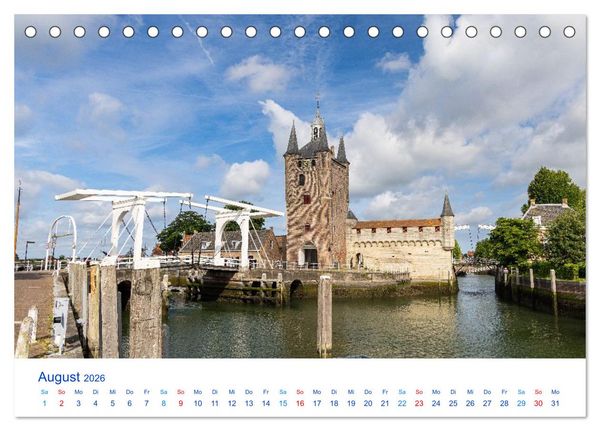 Produktbild: Sommer in Seeland (Tischkalender 2026 DIN A5 quer), CALVENDO Monatskalender