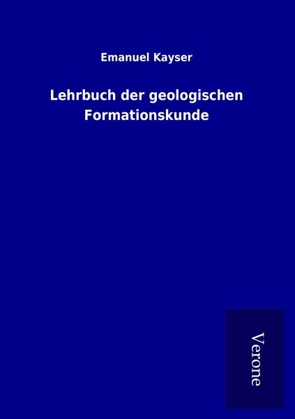 Produktbild: Lehrbuch der geologischen Formationskunde