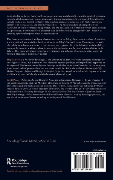 Produktbild: Social Mobility for the 21st Century