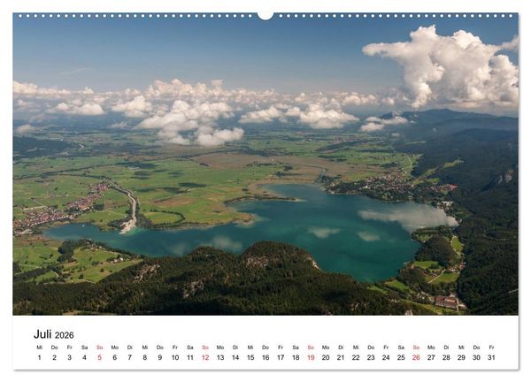 Produktbild: Berge und Seen rund um die Zugspitze (hochwertiger Premium Wandkalender 2026 DIN A2 quer), Kunstdruck in Hochglanz