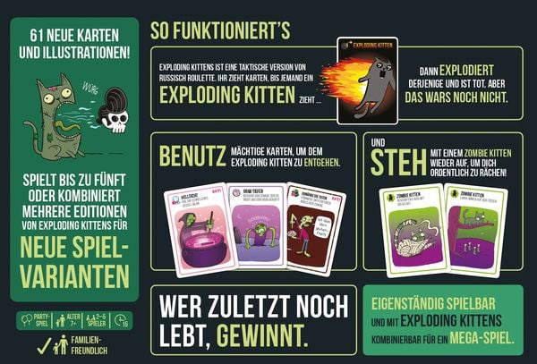 Exploding Kittens - Zombie Kittens