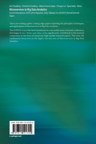 Produktbild: Microservices in Big Data Analytics