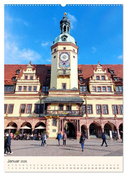 Produktbild: Leipzig - In der Altstadt (hochwertiger Premium Wandkalender 2026 DIN A2 hoch), Kunstdruck in Hochglanz