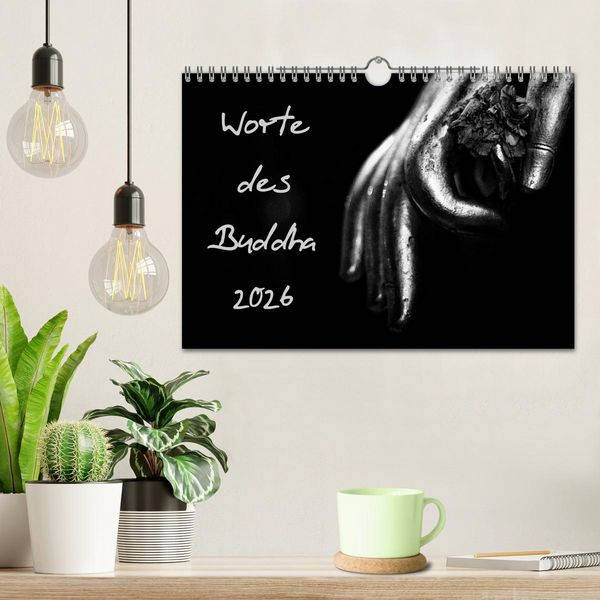 Produktbild: Worte des Buddha 2026 (Wandkalender 2026 DIN A4 quer), CALVENDO Monatskalender