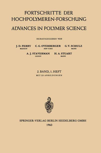 Produktbild: Fortschritte der Hochpolymeren-Forschung / Advances in Polymer Science