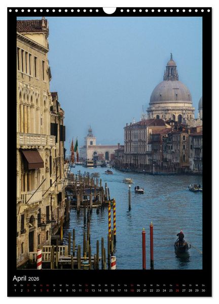 Produktbild: Venedig &ndash; La Romantica (Wandkalender 2026 DIN A3 hoch), CALVENDO Monatskalender