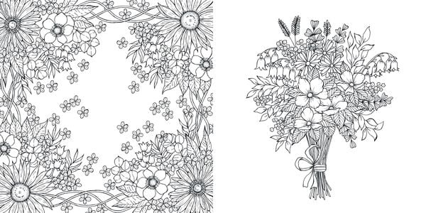 Produktbild: Bl&uuml;tentraum &ndash; Florale Motive ausmalen