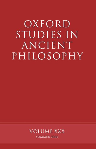 Produktbild: Oxford Studies in Ancient Philosophy