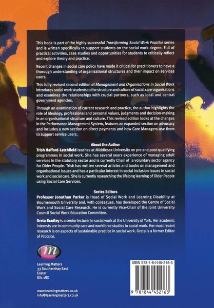 Produktbild: Management and Organisations in Social Work