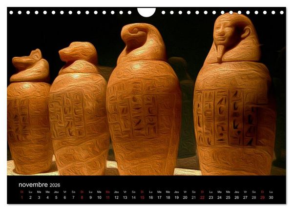 Produktbild: L'&Eacute;GYPTE EN COULEURS (Calendrier mural 2026 DIN A4 vertical), CALVENDO calendrier mensuel