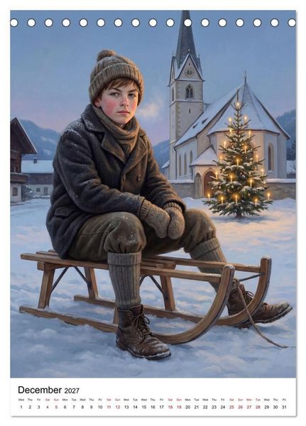Produktbild: Boys of the World &ndash; At the Turn of the 20th Century (Desk Calendar 2027 DIN A5 portrait), CALVENDO 12 Month DeskCalendar