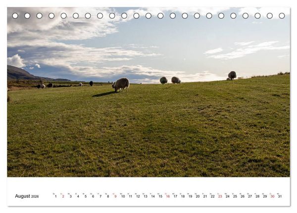 Produktbild: ISLAND Atemberaubende Natur aus Feuer und Eis (Tischkalender 2026 DIN A5 quer), CALVENDO Monatskalender