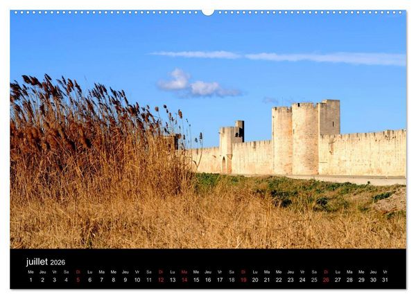 Produktbild: Occitanie (Calendrier mural 2026 DIN A2 vertical) calendrier de bureau