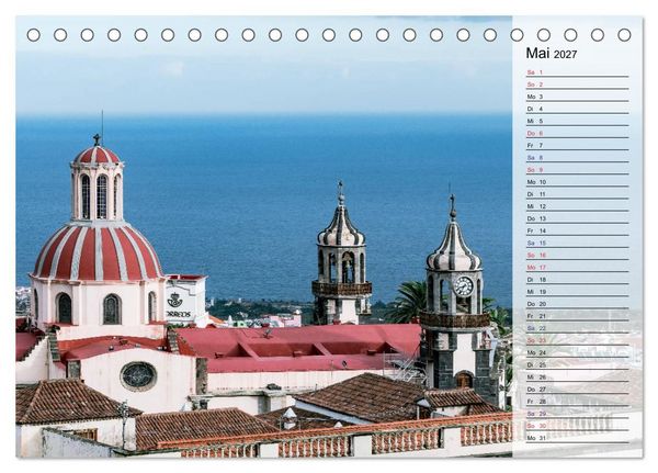 Produktbild: TENERIFFA - Zauberhafte Vulkaninsel (Tischkalender 2027 DIN A5 quer), CALVENDO Monatskalender
