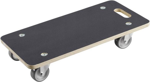 Produktbild: Metafranc WU0822010 Transportroller PU, Polypropolene (PP) Traglast (max.): 200 kg 590 mm x 290 mm x 110 mm Anzahl Lenkrollen 4
