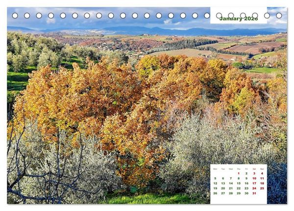Produktbild: Umbrian Countryside (Desk Calendar 2026 DIN A5 landscape), CALVENDO 12 Month DeskCalendar