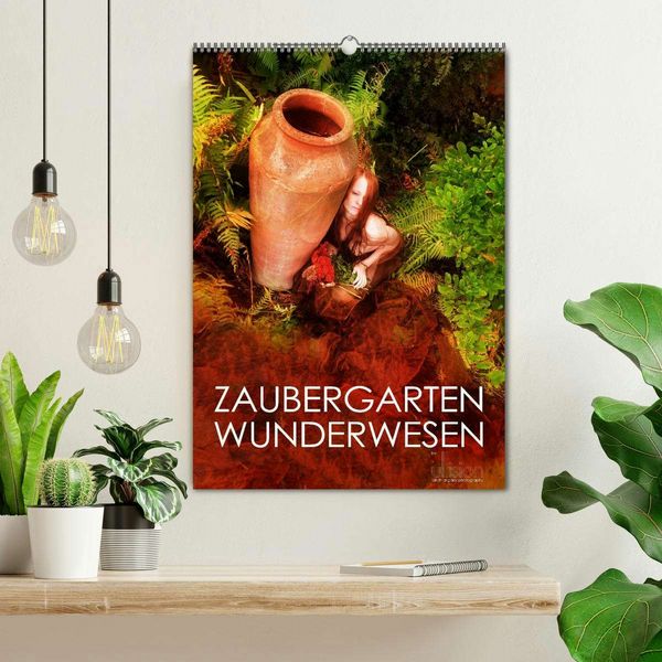 Produktbild: ZAUBERGARTEN WUNDERWESEN (Wandkalender 2026 DIN A2 hoch), CALVENDO Monatskalender