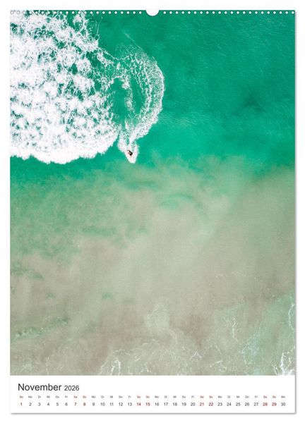 Produktbild: Surfen - Auf der perfekten Welle. (Wandkalender 2026 DIN A2 hoch), CALVENDO Monatskalender
