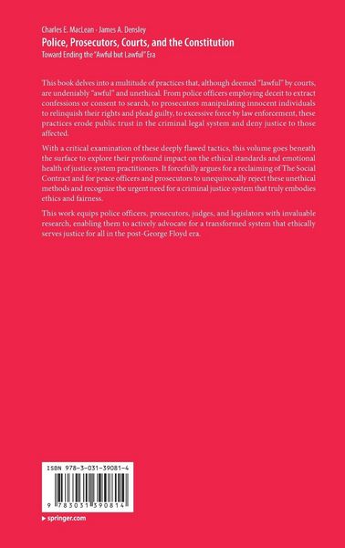 Produktbild: Police, Prosecutors, Courts, and the Constitution