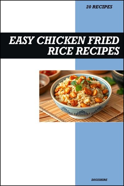 Produktbild: Easy Chicken Fried Rice Cookbook: Quick & Tasty Chinese Restaurant Style Recipes for Homemade Fried Rice Dishes