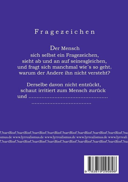 Produktbild: Mensch Gedichte II