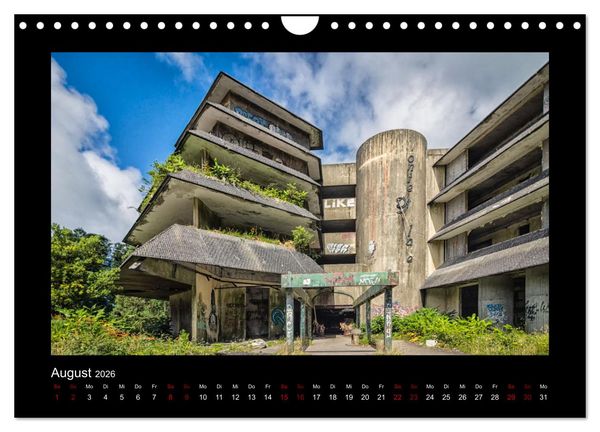 Produktbild: Morbider Charme - Vergessene Orte auf den Azoren - (Wandkalender 2026 DIN A4 quer), CALVENDO Monatskalender