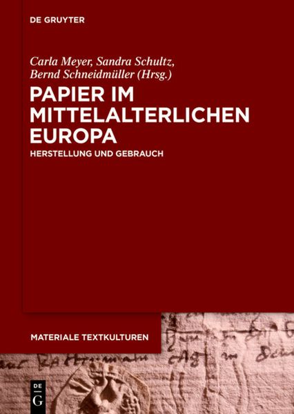 Produktbild: Papier im mittelalterlichen Europa