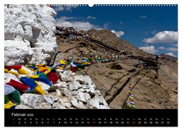 Produktbild: Buddhistische Ch&ouml;rten im Himalaya (Wandkalender 2026 DIN A2 quer), CALVENDO Monatskalender